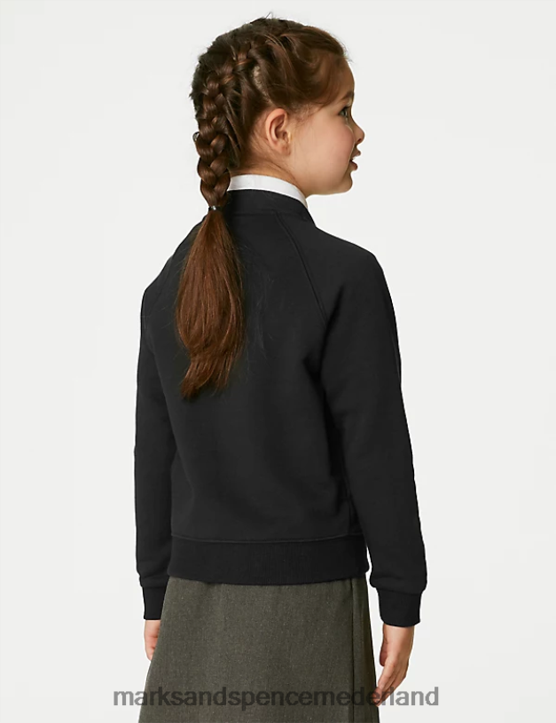 Marks & Spencer kinderen Katoenen schoolvest met normale pasvorm zwart schooluniform N8VZP9708
