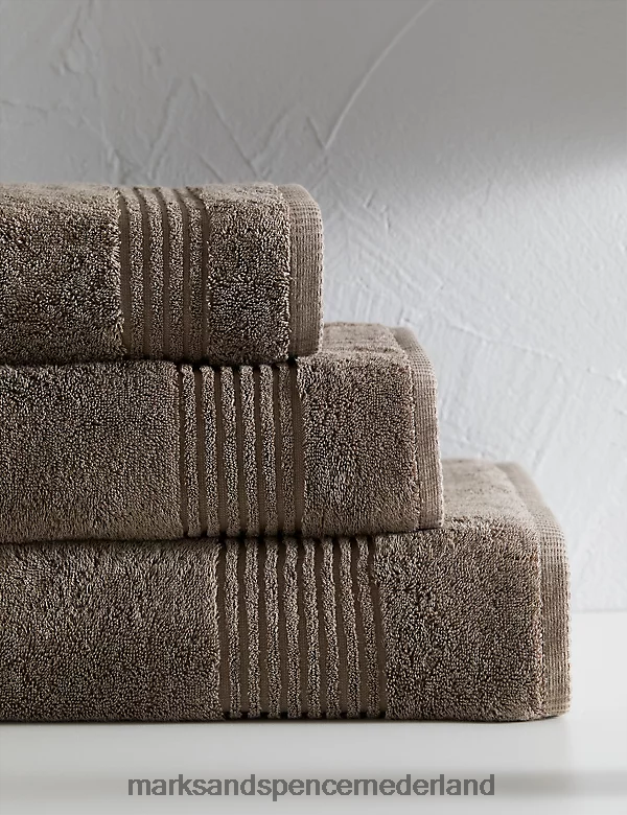 Marks & Spencer unisex Luxe handdoek van Egyptisch katoen okkernoot accessoires N8VZP3618