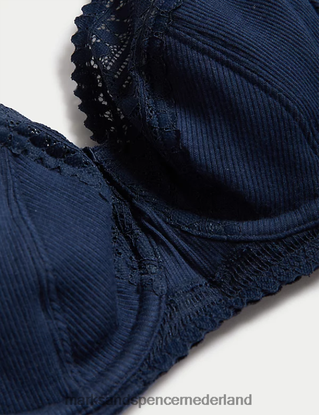 Marks & Spencer unisex Beugelbeha met beugel van anijskant marine kleding N8VZP4266