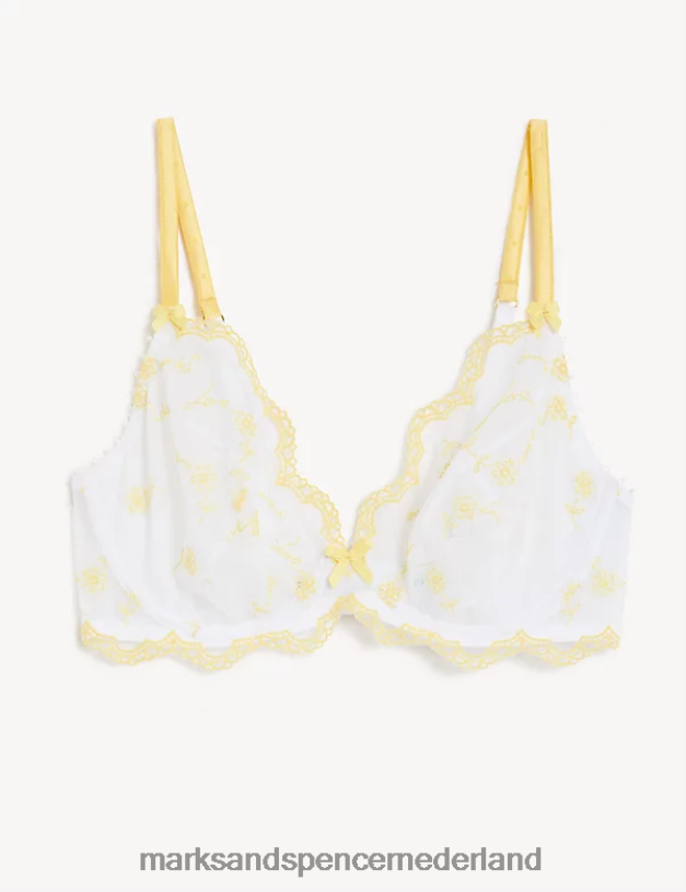 Marks & Spencer unisex Evaline beugelbeha met beugel witte mix kleding N8VZP4398