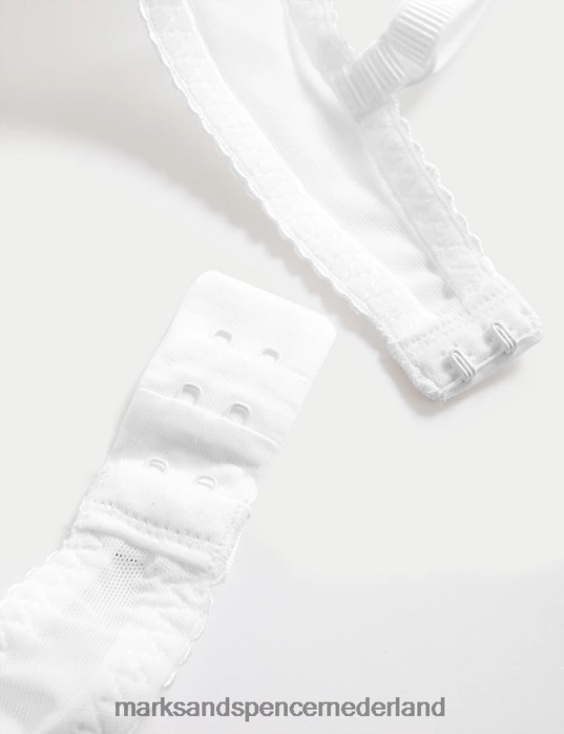 Marks & Spencer unisex Kanten push-up bh met beugel wit kleding N8VZP4545