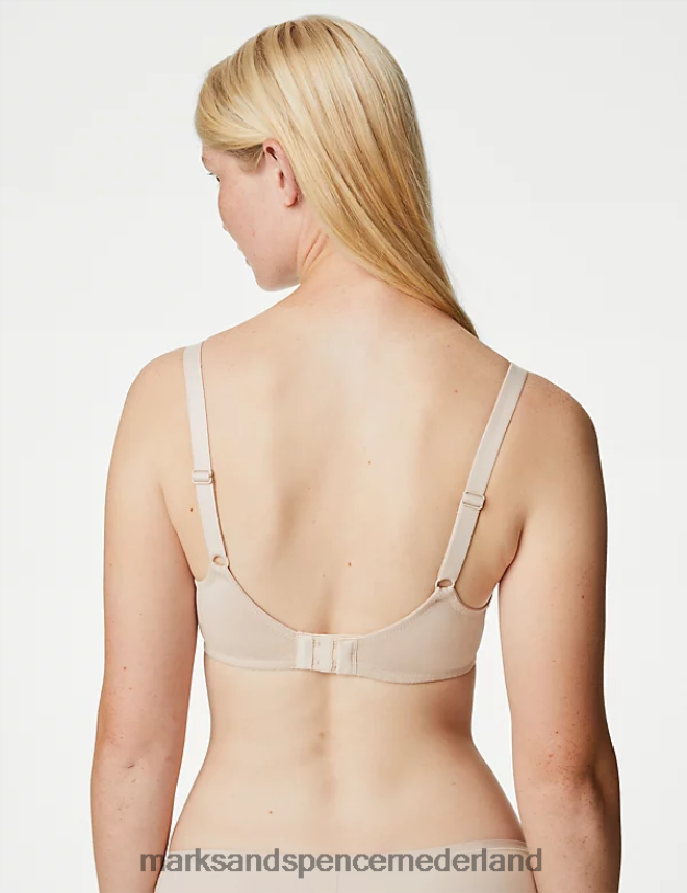 Marks & Spencer unisex Set van 3 T-shirt-bh\'s met beugel en volledige cup opaline mix kleding N8VZP5