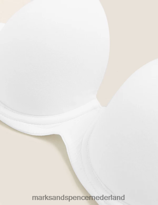 Marks & Spencer unisex Set van 3 T-shirt-bh\'s met beugel en volledige cup opaline mix kleding N8VZP5