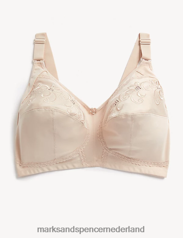Marks & Spencer unisex geborduurde bh met volledige cup voor volledige ondersteuning opaline kleding N8VZP4351
