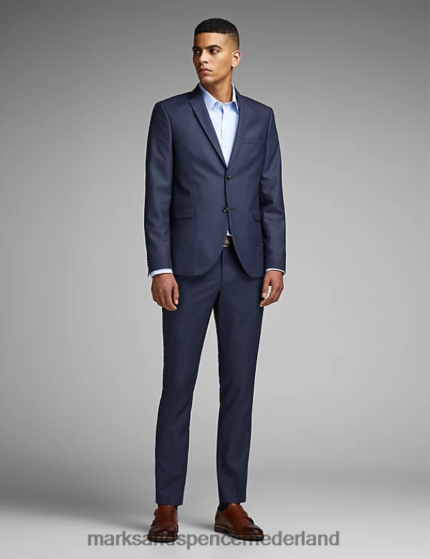 Marks & Spencer unisex getailleerde broek marine kleding N8VZP6215