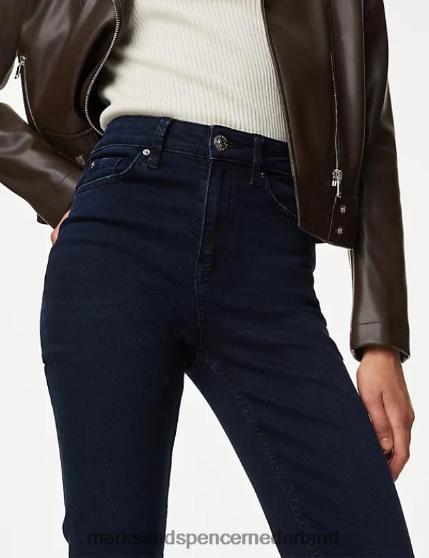 Marks & Spencer unisex Bootcut jeans van Eva blauw Zwart kleding N8VZP864
