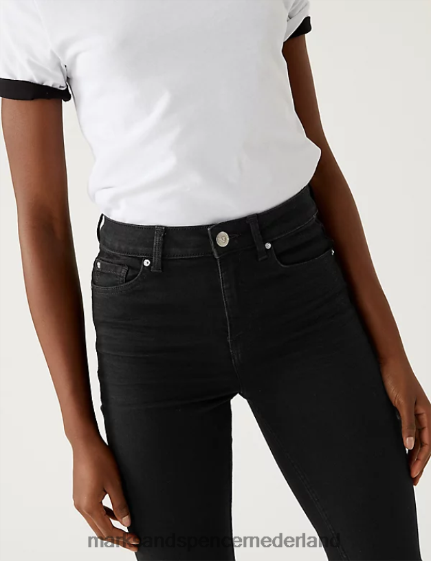 Marks & Spencer unisex Bootcut jeans van Eva zwarte mix kleding N8VZP862