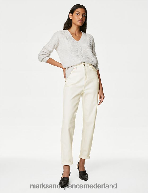 Marks & Spencer unisex de momjeans ecru kleding N8VZP3390