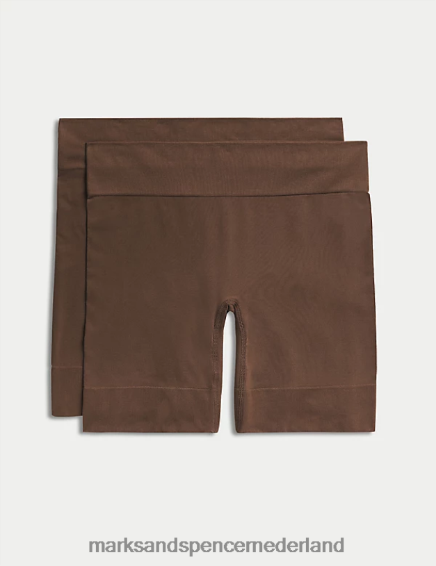 Marks & Spencer unisex 2 stuks anti-schuurshorts rijk kwarts kleding N8VZP3947
