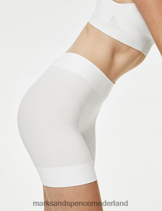 Marks & Spencer unisex 2 stuks anti-schuurshorts wit kleding N8VZP3943