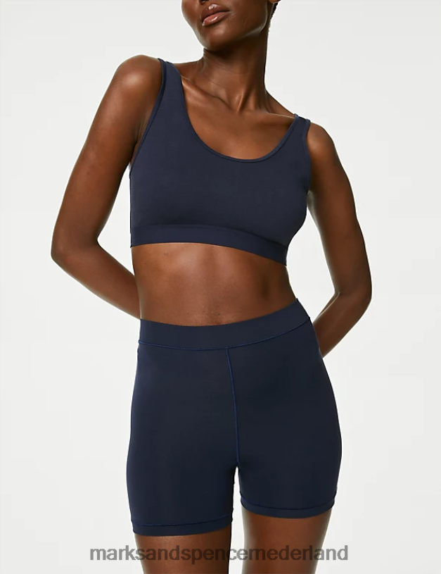 Marks & Spencer unisex Flexifit slaapbroekje met hoge taille marine kleding N8VZP4023