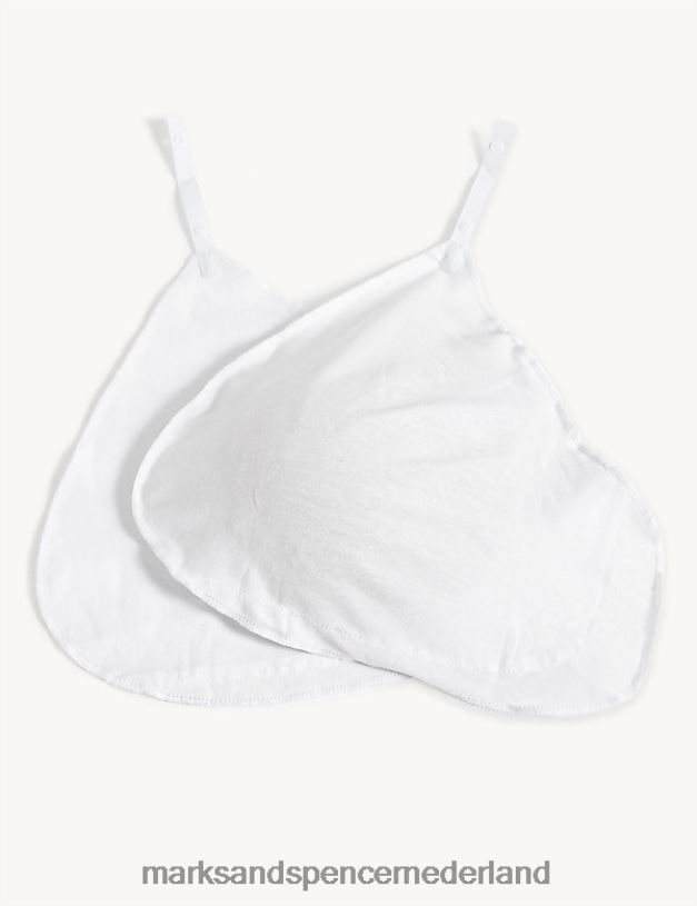 Marks & Spencer unisex 2pk postoperatieve zakken wit lingerie N8VZP4825