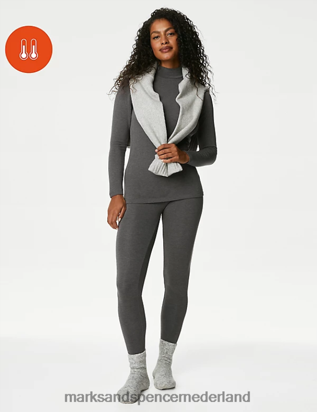 Marks & Spencer unisex heatgen plus thermische legging houtskool lingerie N8VZP4609
