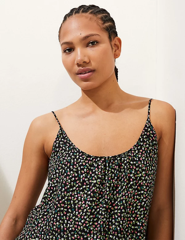 Marks & Spencer vrouwen 2 stuks mini-swing strandjurken zwarte mix kleding N8VZP2948