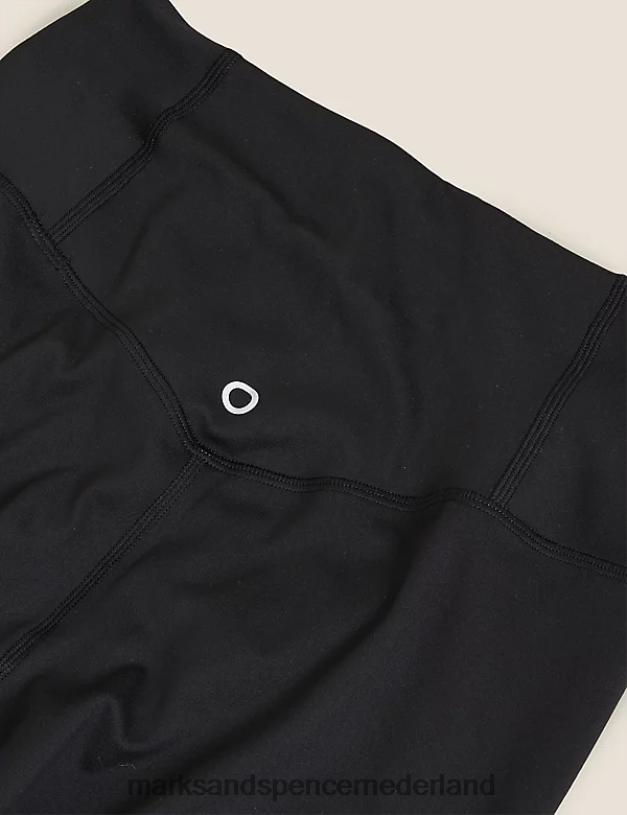 Marks & Spencer vrouwen yoga-joggingbroek met rechte pijpen zwart kleding N8VZP2847