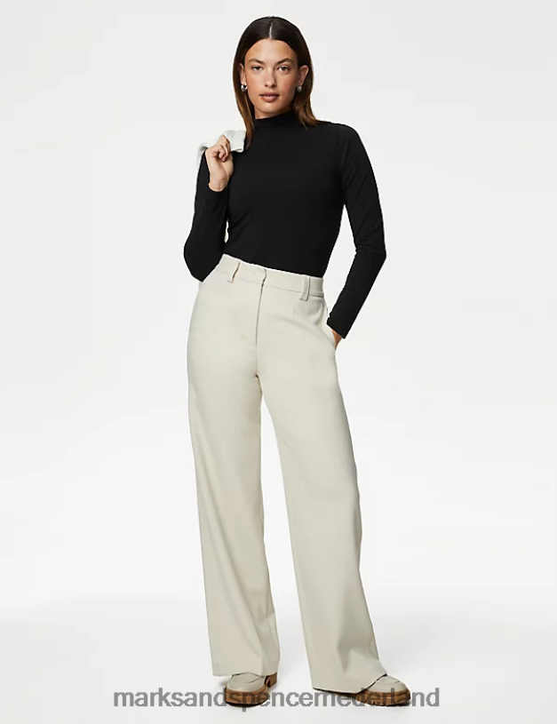 Marks & Spencer vrouwen 2 stuks katoenrijke slim-fit tops zwart kleding N8VZP2343