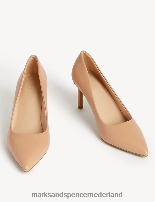 Marks & Spencer vrouwen Puntige pumps met stilettohak opaline schoenen N8VZP1225