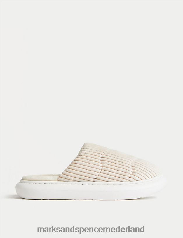Marks & Spencer vrouwen muiltjes pantoffels room schoenen N8VZP1934